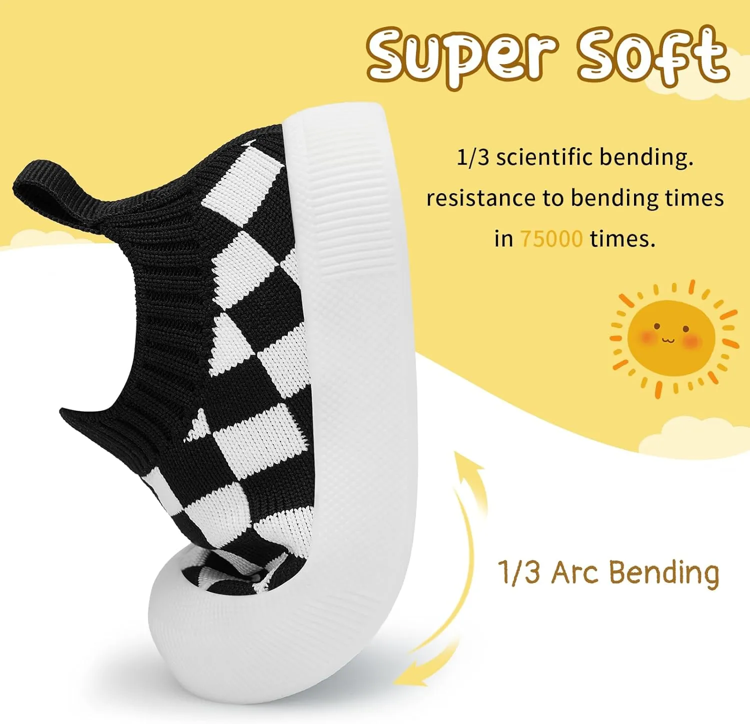 Baby Shoes Toddler Shoes Boys Girls Infant Sock Shoes Lightweight Breathable Walking Baby Shoes 6-36 Months