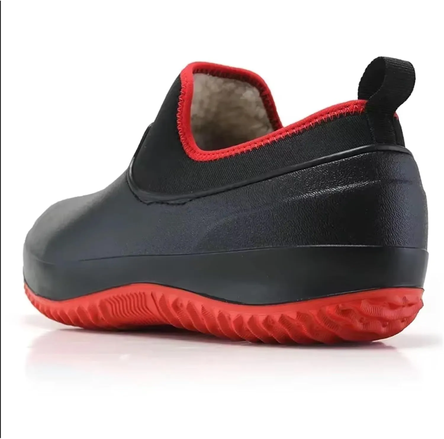 Chef Shoes for Men, Plus Size Winter Warm Cotton Lined Professional Oil Water Kitchen Chef Work Shoes, Non Slip Restaurant Hospital Garden Work Sneakers, for Chef, Nurse, Garden Service
