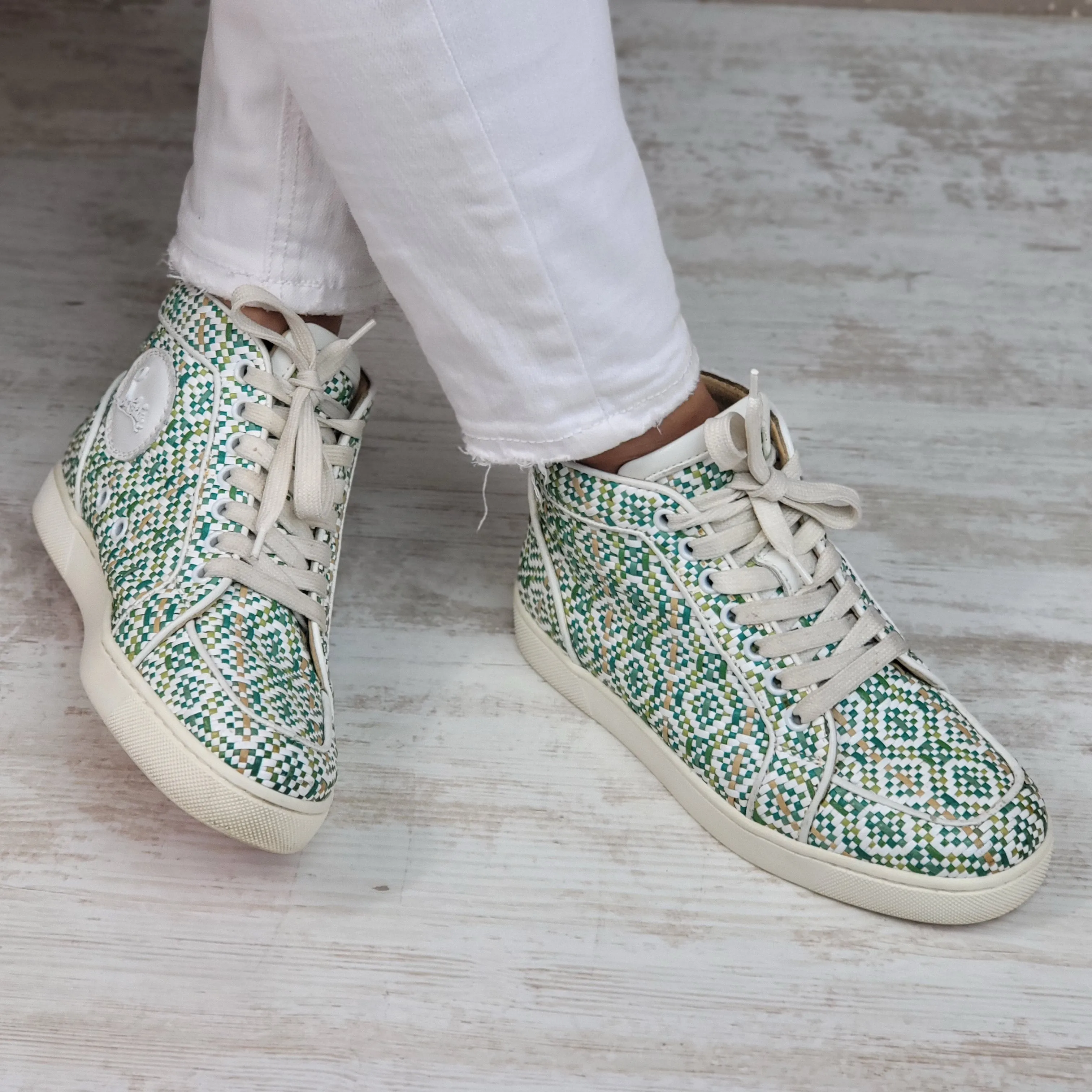CHRISTIAN LOUBOUTIN RANTUS ORLATO TRAINERS EU 35/ UK 2/2.5