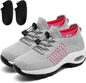 Comfort Wear Orthowear Shoes for Women, 2025 New Orthopedic Shoes Plantar Fasciitis Ortho Stretch Cushion Sneakers