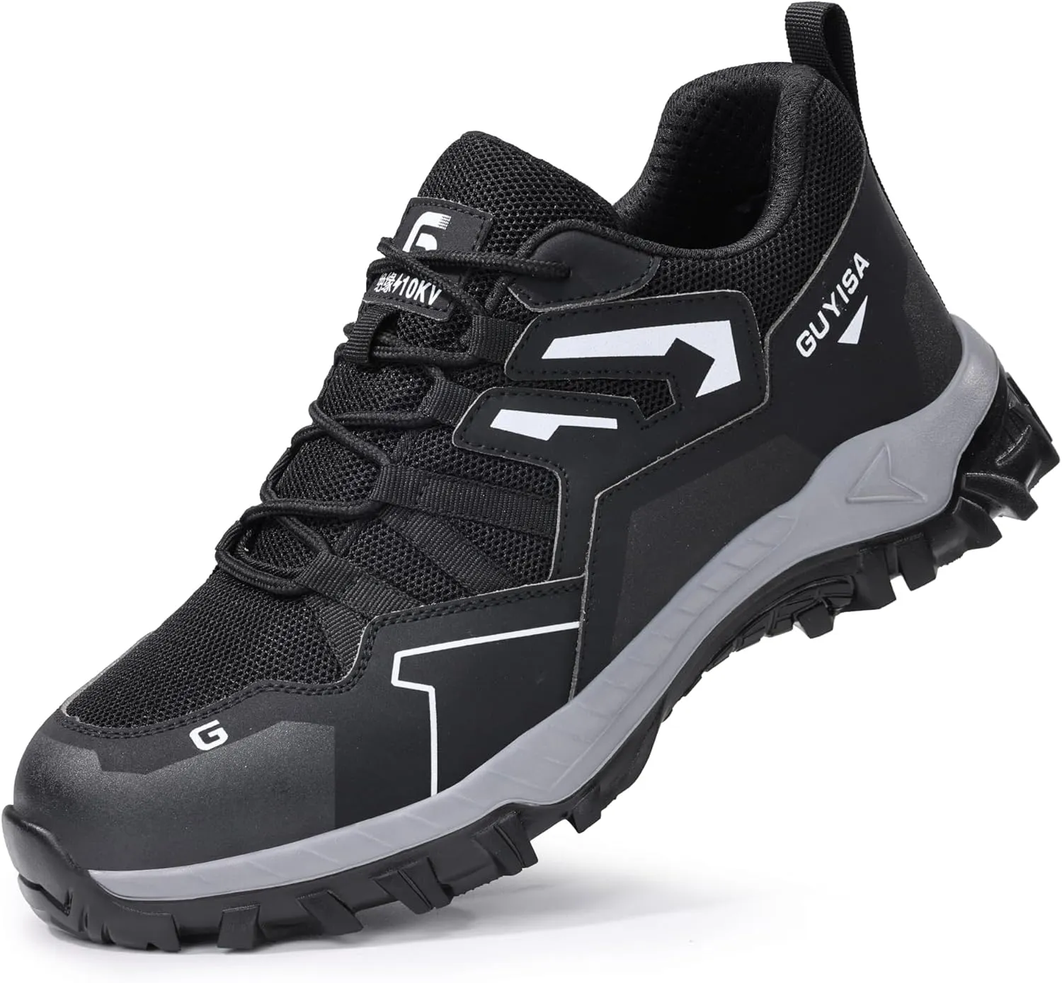 Composite Toe Shoes for Men Non Slip Safety Work Shoes Industrial Steel Toe Sneakers for Men.