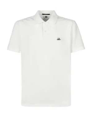 CP Company Regular Fit Polo Shirt White