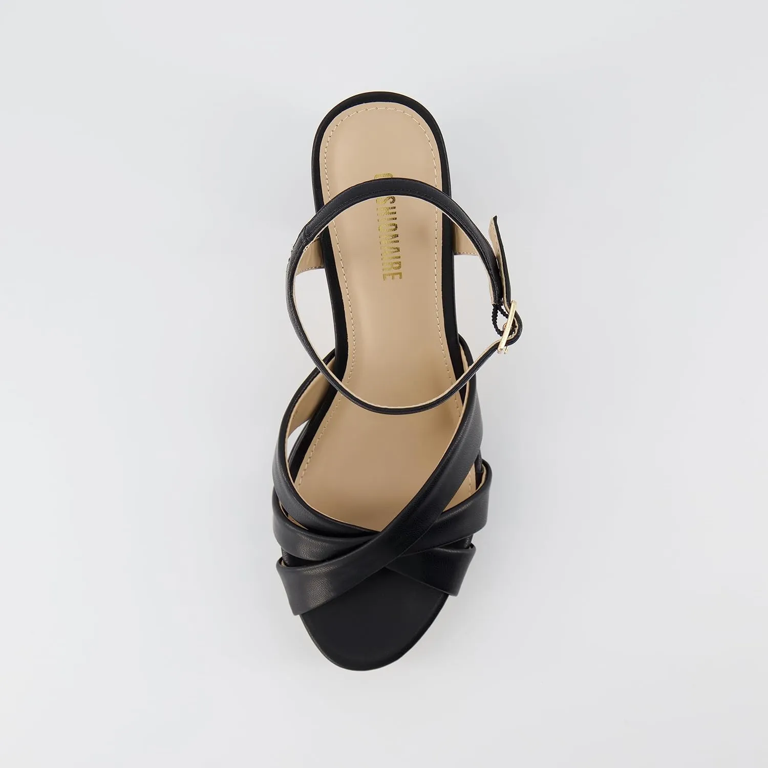 CUSHIONAIRE Women's Mood Platform Dress Sandal  Memory Foam and Wide Widths Available