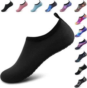 Deevike Water Shoes for Women Men Barefoot Quick-Dry Aqua Socks Slip-on for Beach Swim Surf Yoga Exercise