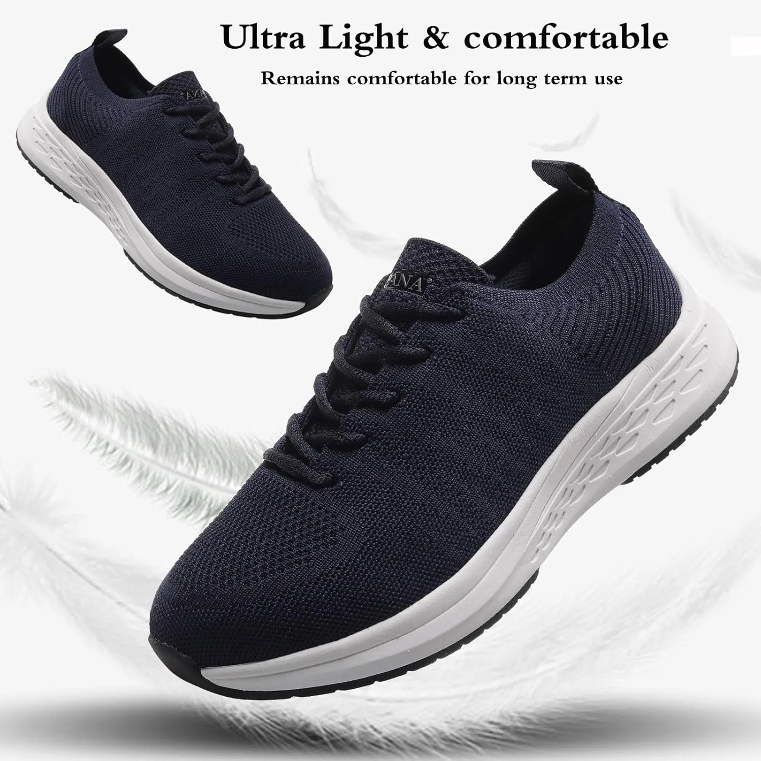 Diabetic Sneakers for Men Adjustable Widch Orthopedic for Swollen Feet | Foot Pain Relief