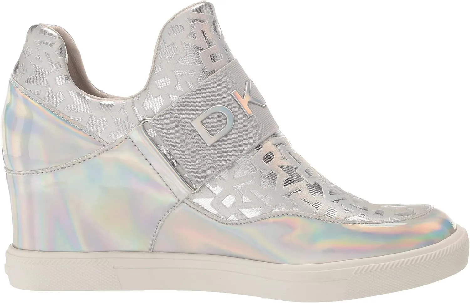 DKNY Women's Everyday Comfortable Cosmos-Wedge Sneaker Heeled Sandal