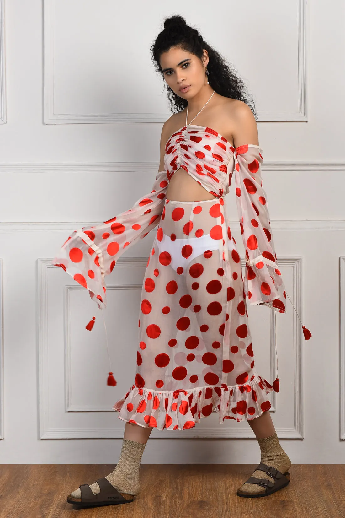 Dot on polka dress