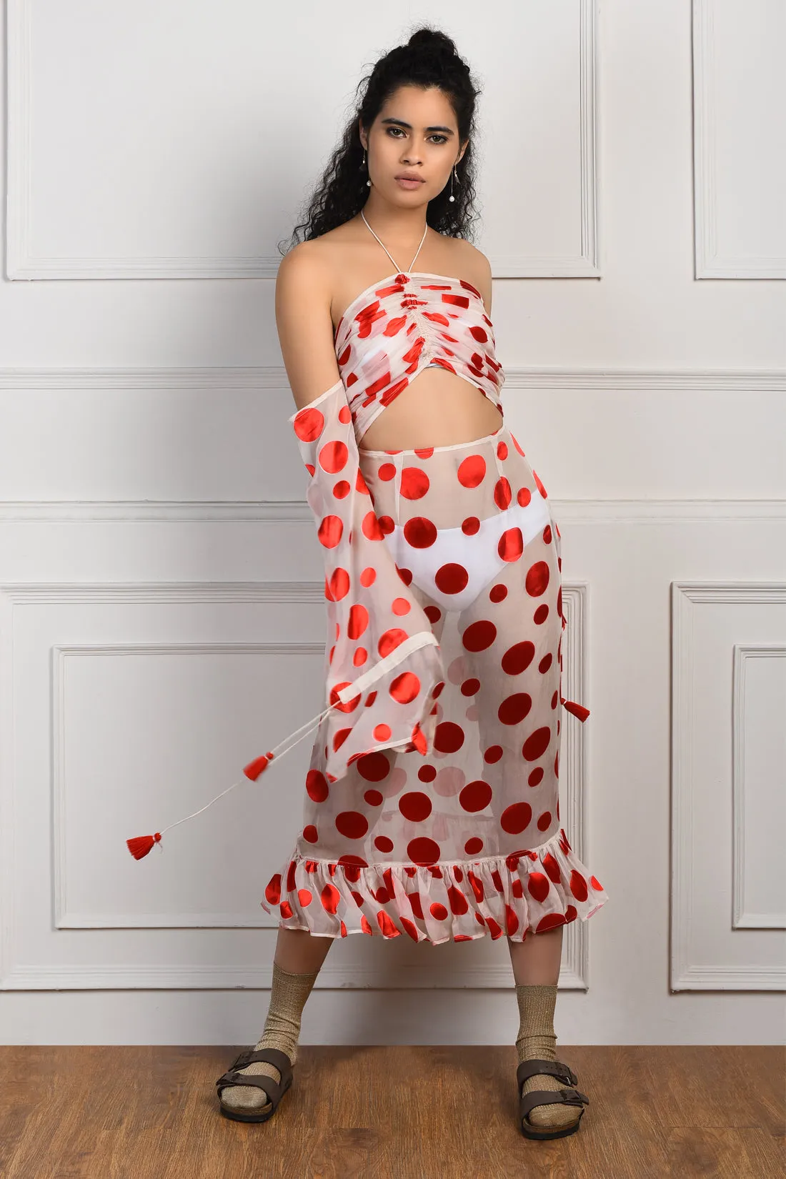 Dot on polka dress