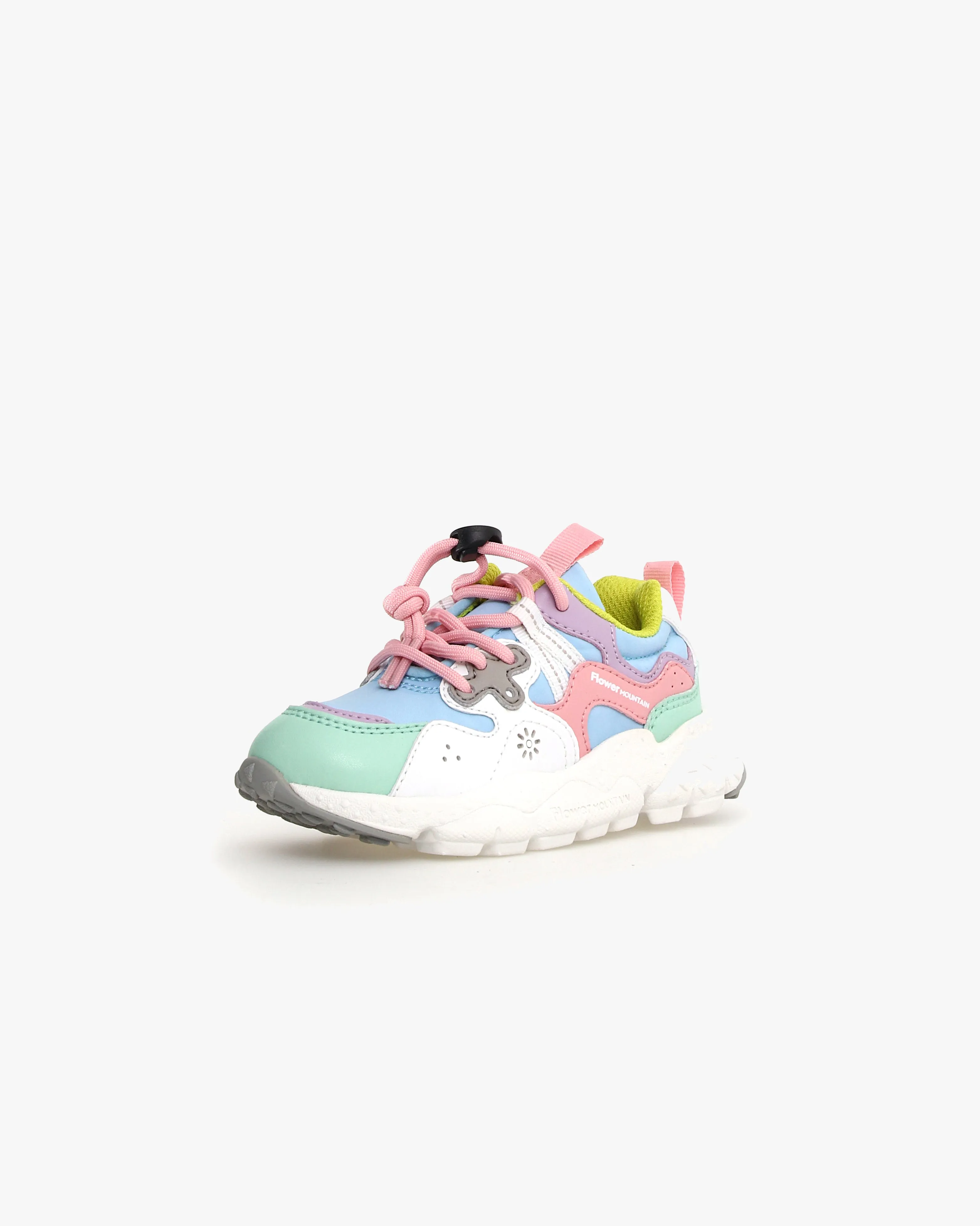 Flower Mountain Kids Yamano 3 E-Calf & Nylon - Aquamarine / Celeste / White