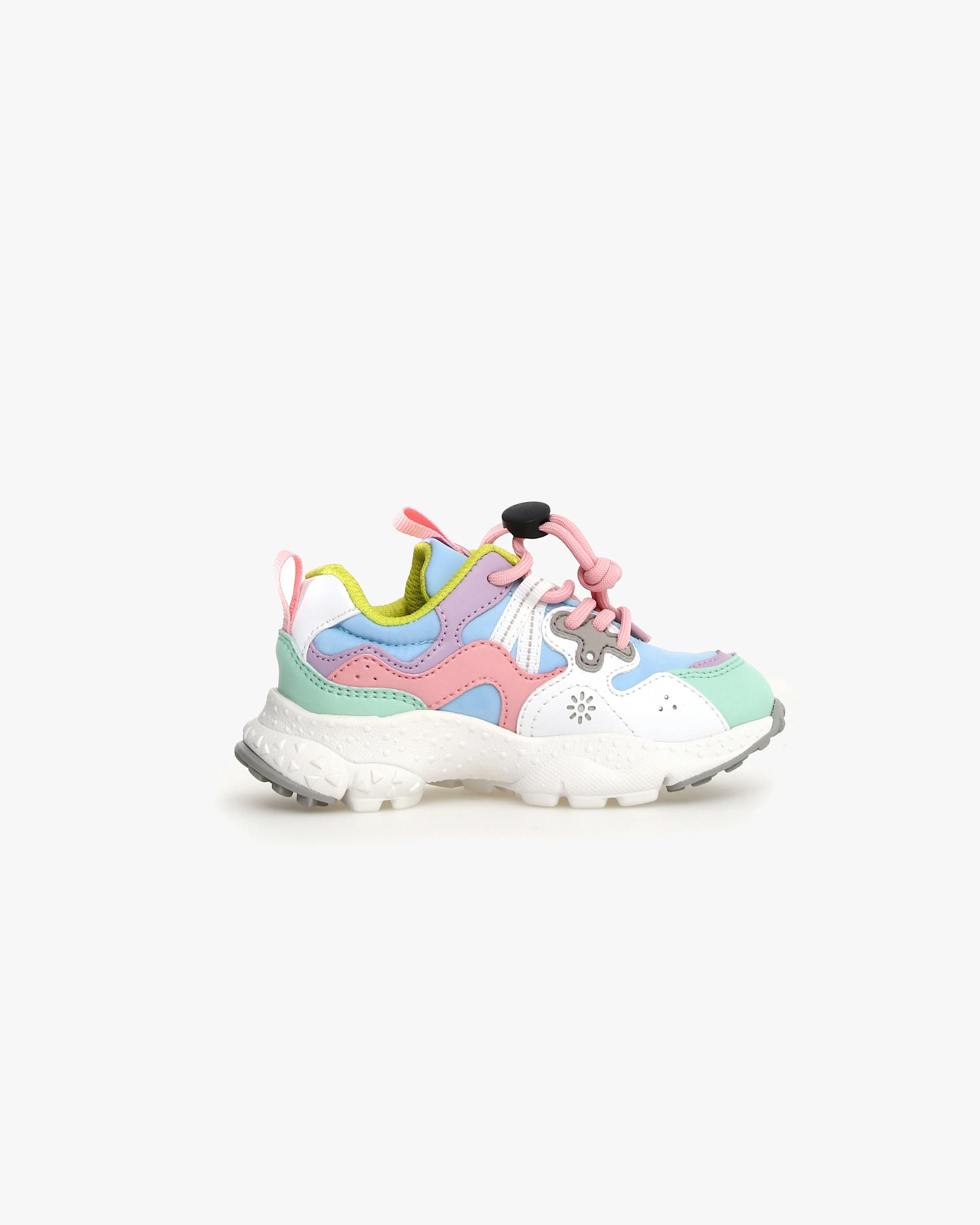 Flower Mountain Kids Yamano 3 E-Calf & Nylon - Aquamarine / Celeste / White