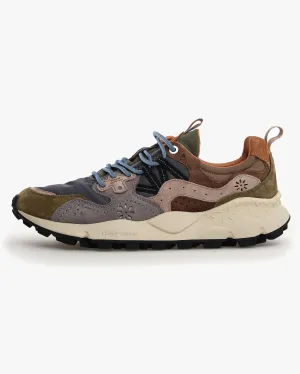 Flower Mountain Yamano 3 Suede & Nylon - Militaire / Grey / Light Brown