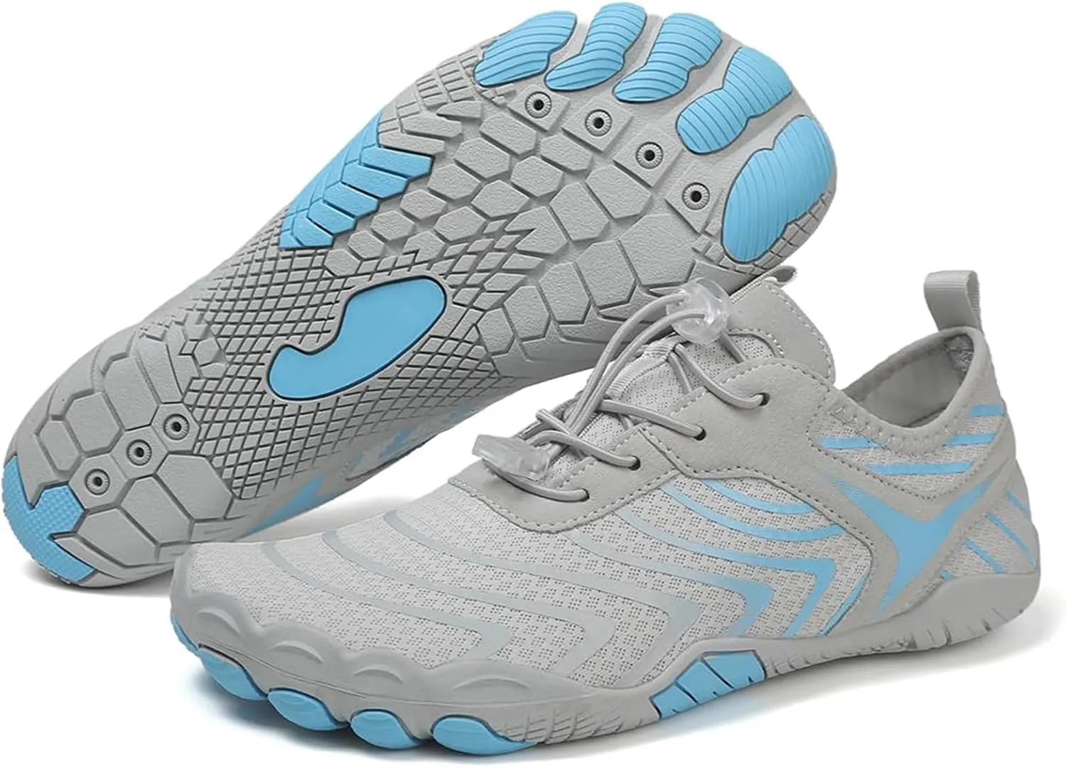 Footwear Pro Hike Barefoot Shoes for Women Men with Wide Toe Box, Healthy & Non-Slip Breathable Barefoot Shoes Beach Pool Swim Surf Walking Hiking Trail Running Shoes