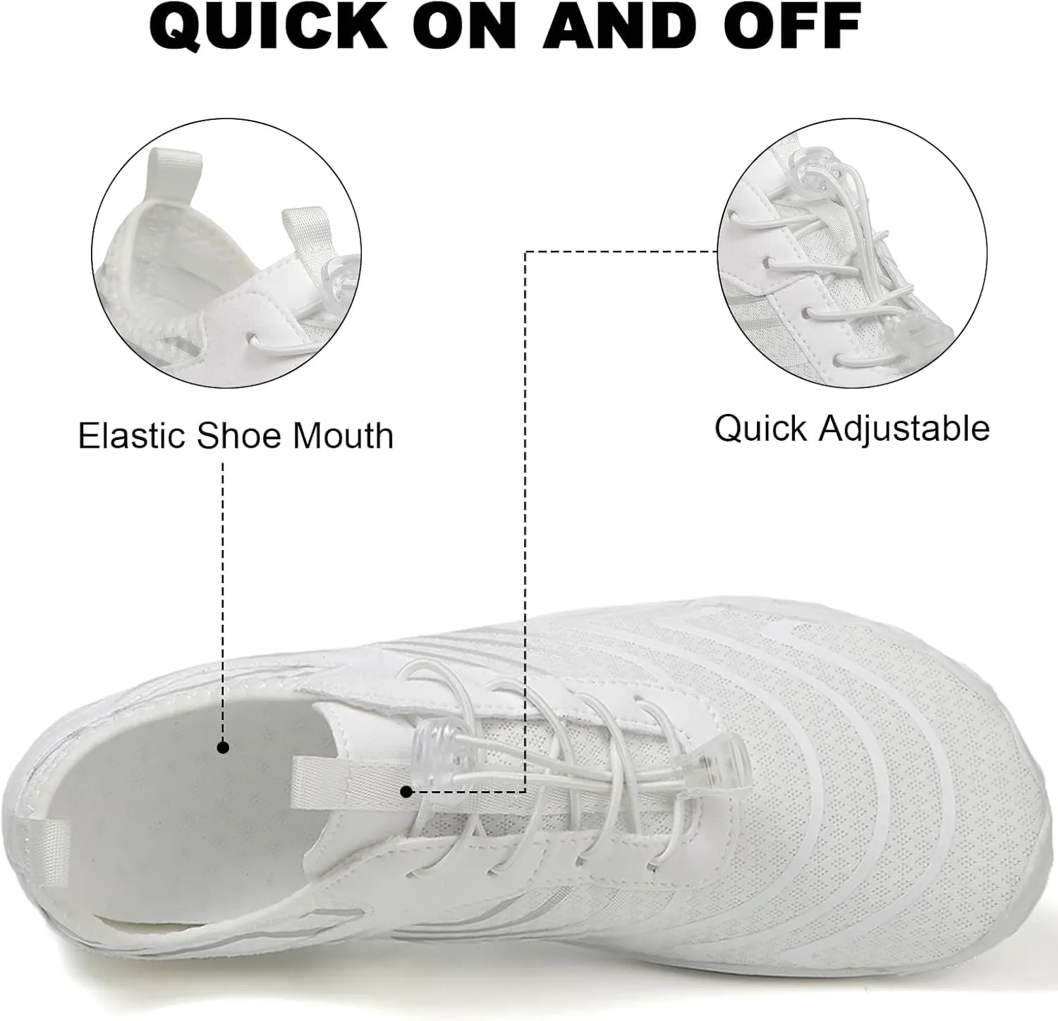 Footwear Pro Hike Barefoot Shoes for Women Men with Wide Toe Box, Healthy & Non-Slip Breathable Barefoot Shoes Beach Pool Swim Surf Walking Hiking Trail Running Shoes