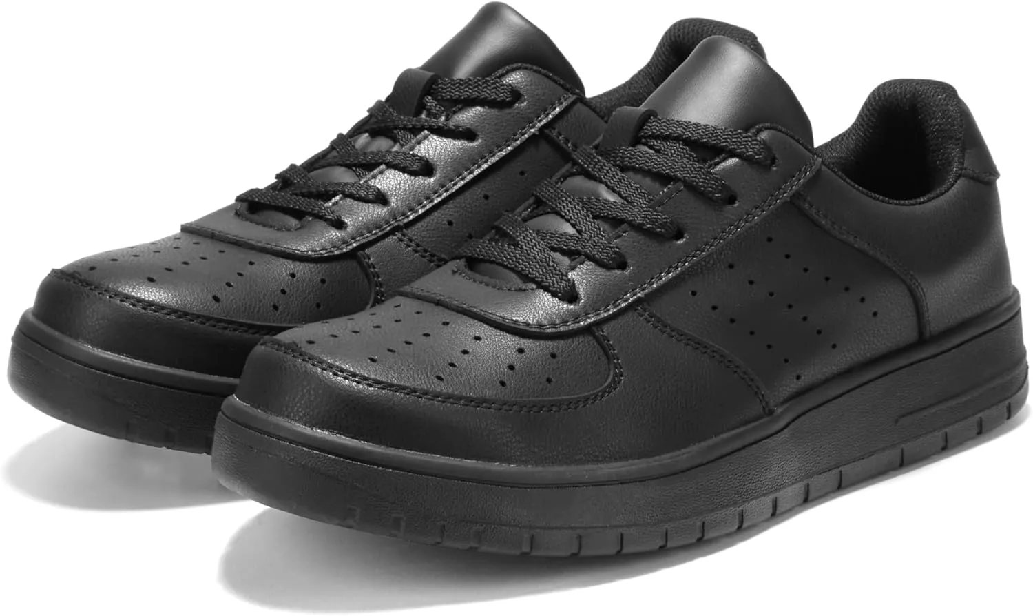 Furuian High Top Steel Toe Shoes for Men Comfortable Safety Shoes Lace Up Work Shoes