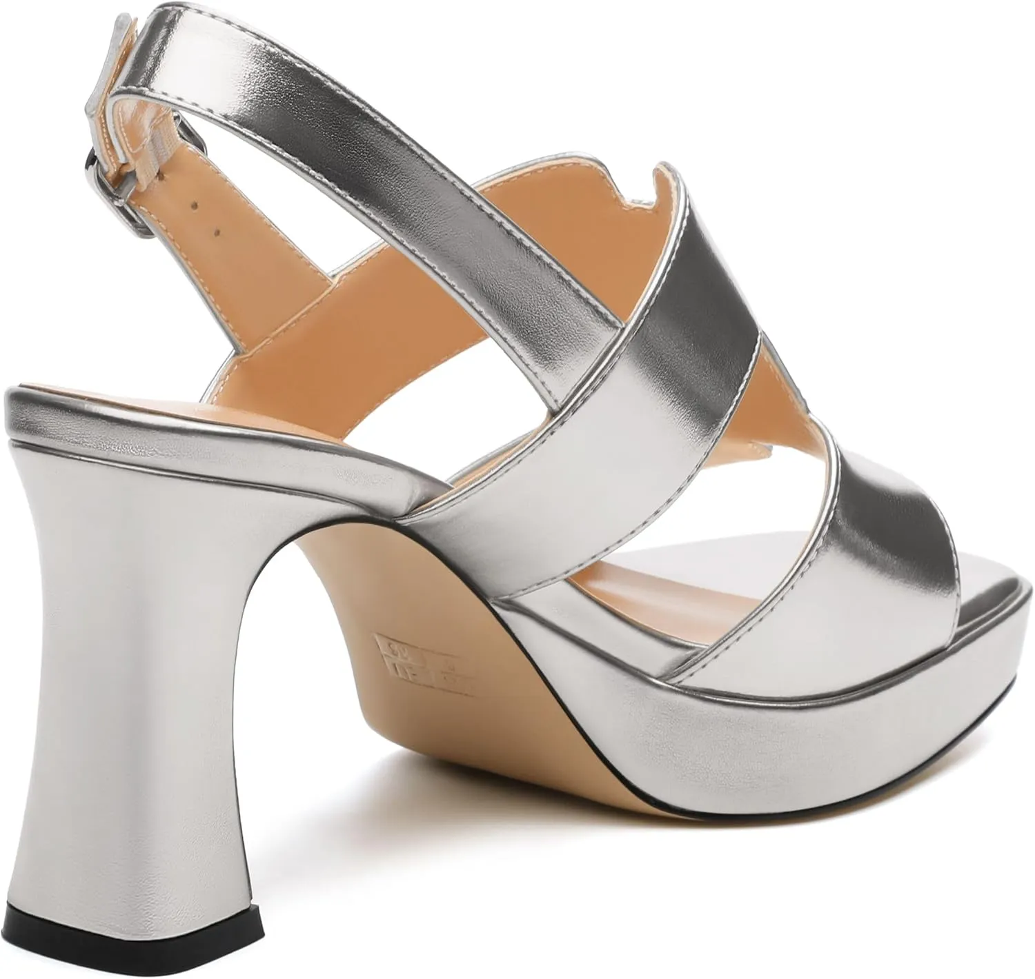 Heels for Women Block Chunky Platform Heeled Sandals Square Open Toe Ankle Strap Heels Wedding Party Prom Fashion Dress Womens Sandals