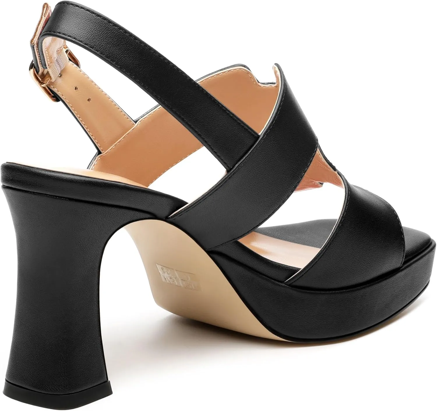 Heels for Women Block Chunky Platform Heeled Sandals Square Open Toe Ankle Strap Heels Wedding Party Prom Fashion Dress Womens Sandals
