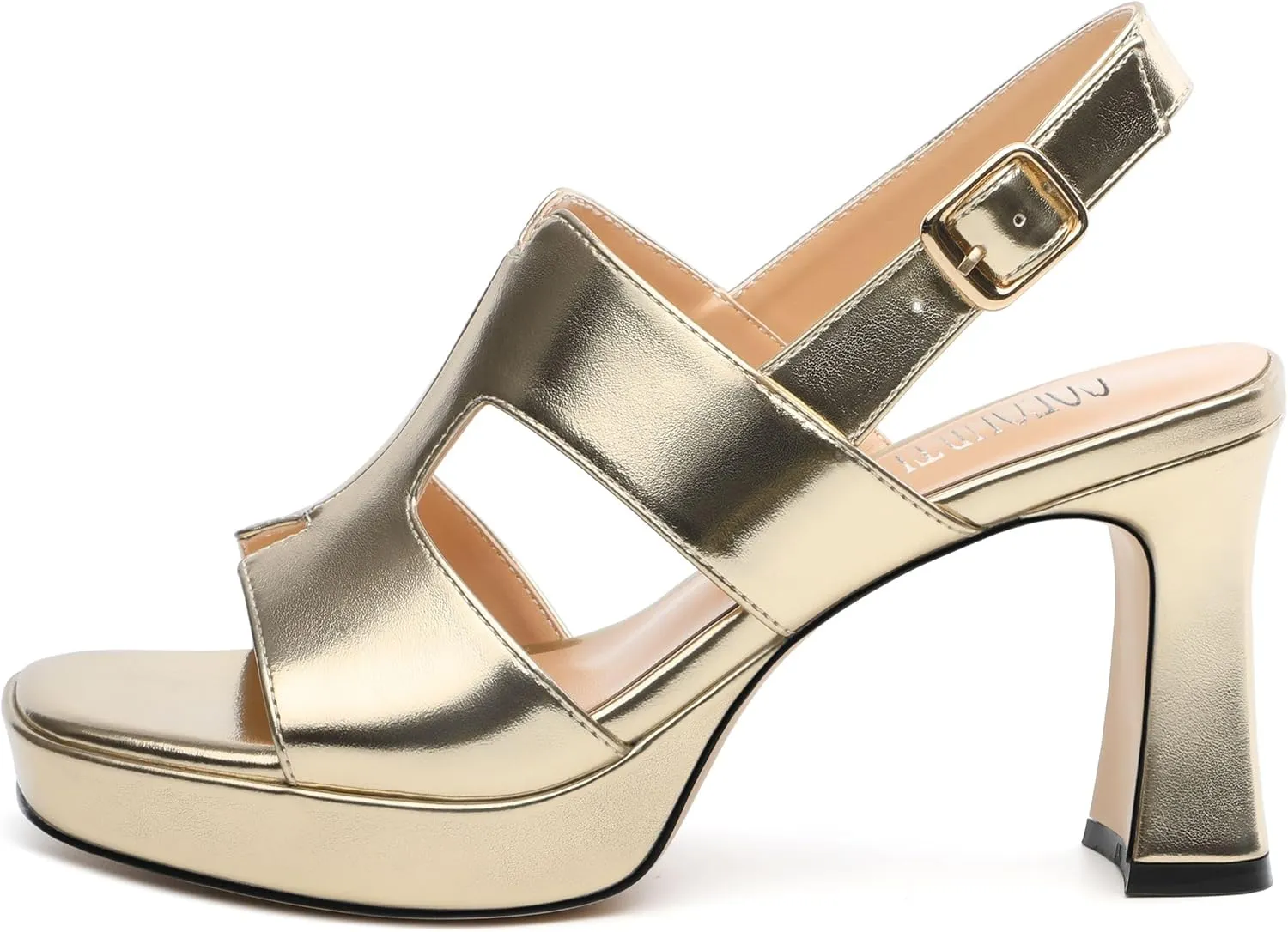 Heels for Women Block Chunky Platform Heeled Sandals Square Open Toe Ankle Strap Heels Wedding Party Prom Fashion Dress Womens Sandals