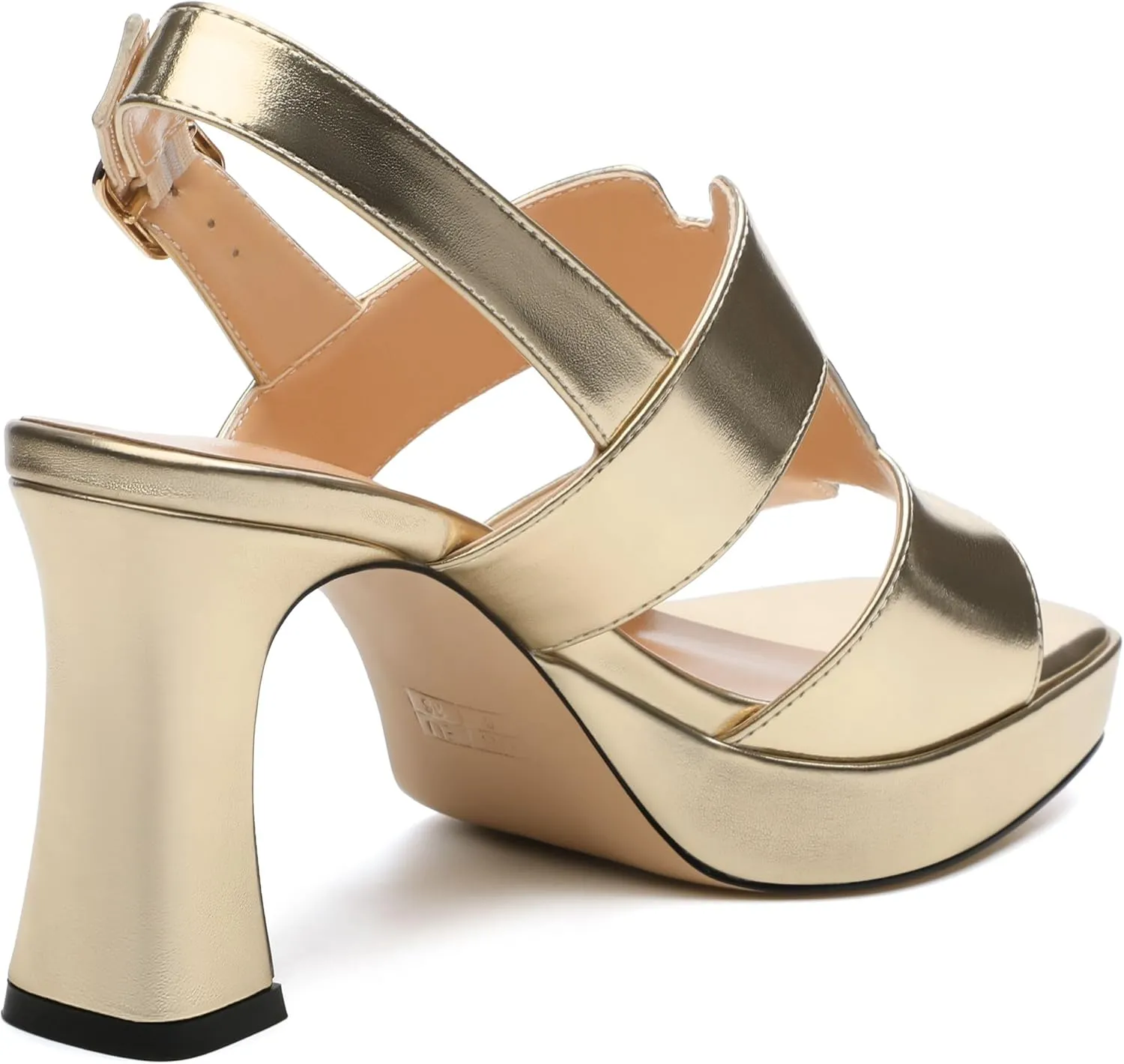 Heels for Women Block Chunky Platform Heeled Sandals Square Open Toe Ankle Strap Heels Wedding Party Prom Fashion Dress Womens Sandals