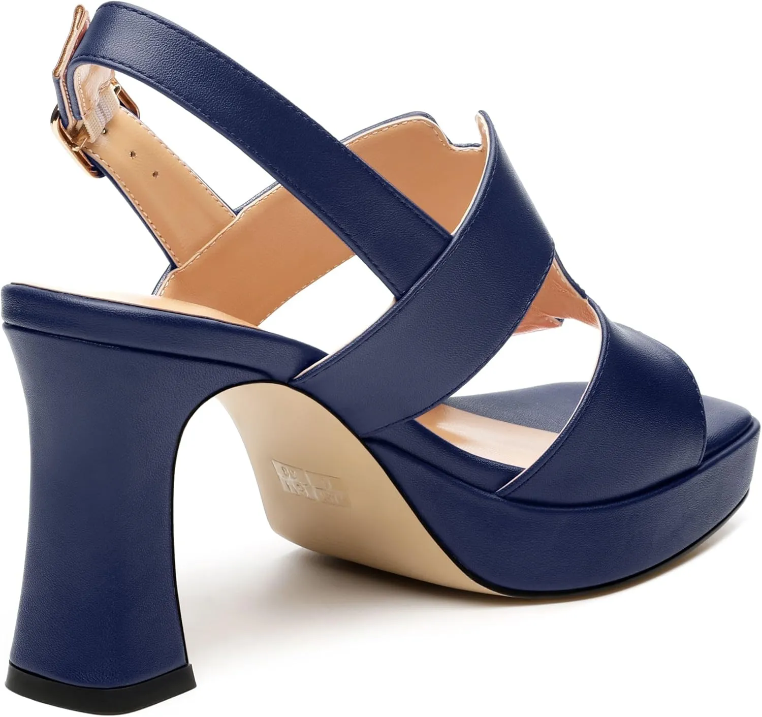 Heels for Women Block Chunky Platform Heeled Sandals Square Open Toe Ankle Strap Heels Wedding Party Prom Fashion Dress Womens Sandals