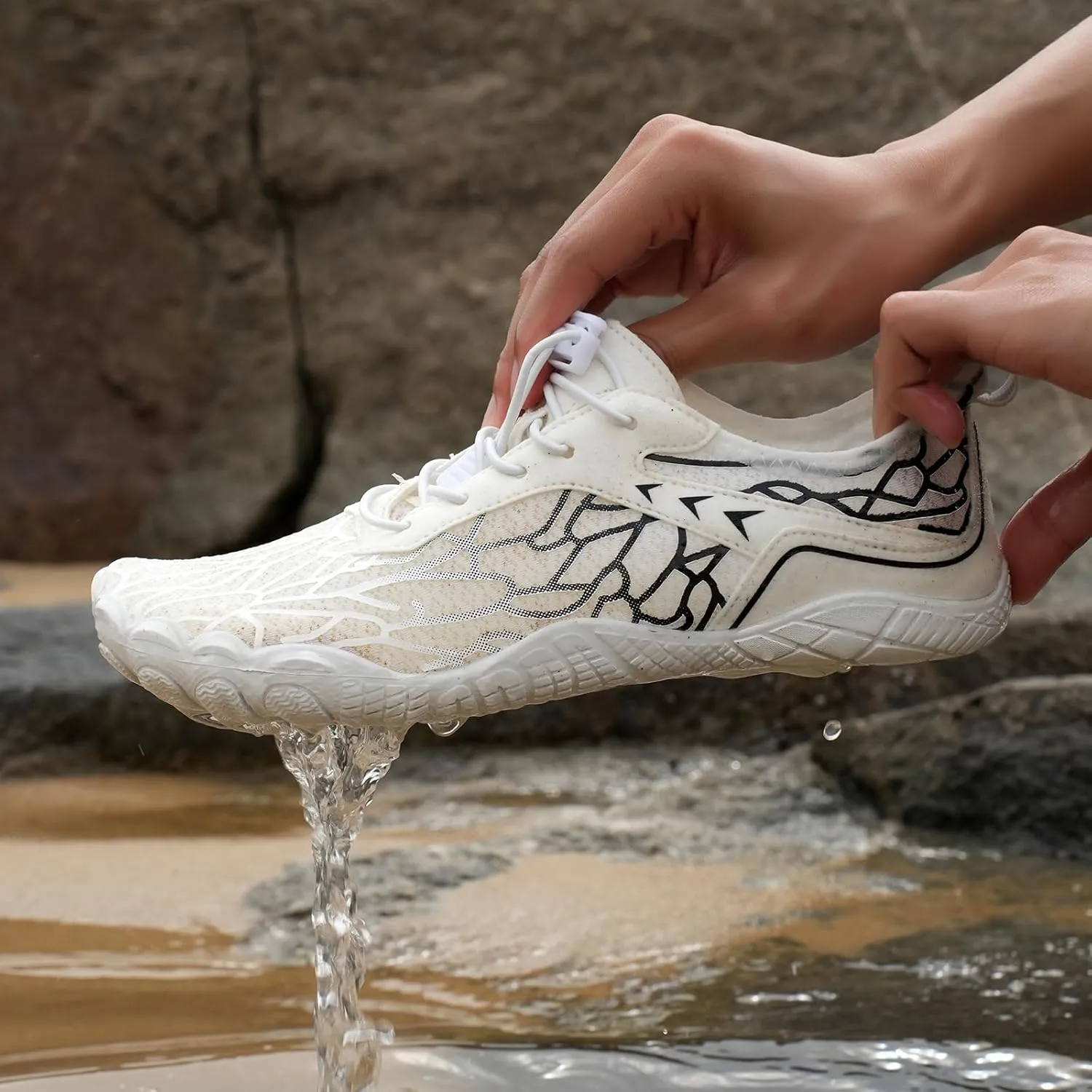 Hike Barefoot Footwear Womens Mens,Non-Slip Outdoor Unisex Lightweight Pro Barefoot Shoes Outdoor Healthy Wide Toe Box Shoes Hiking Breathable Quick Dry Trail Running Shoe