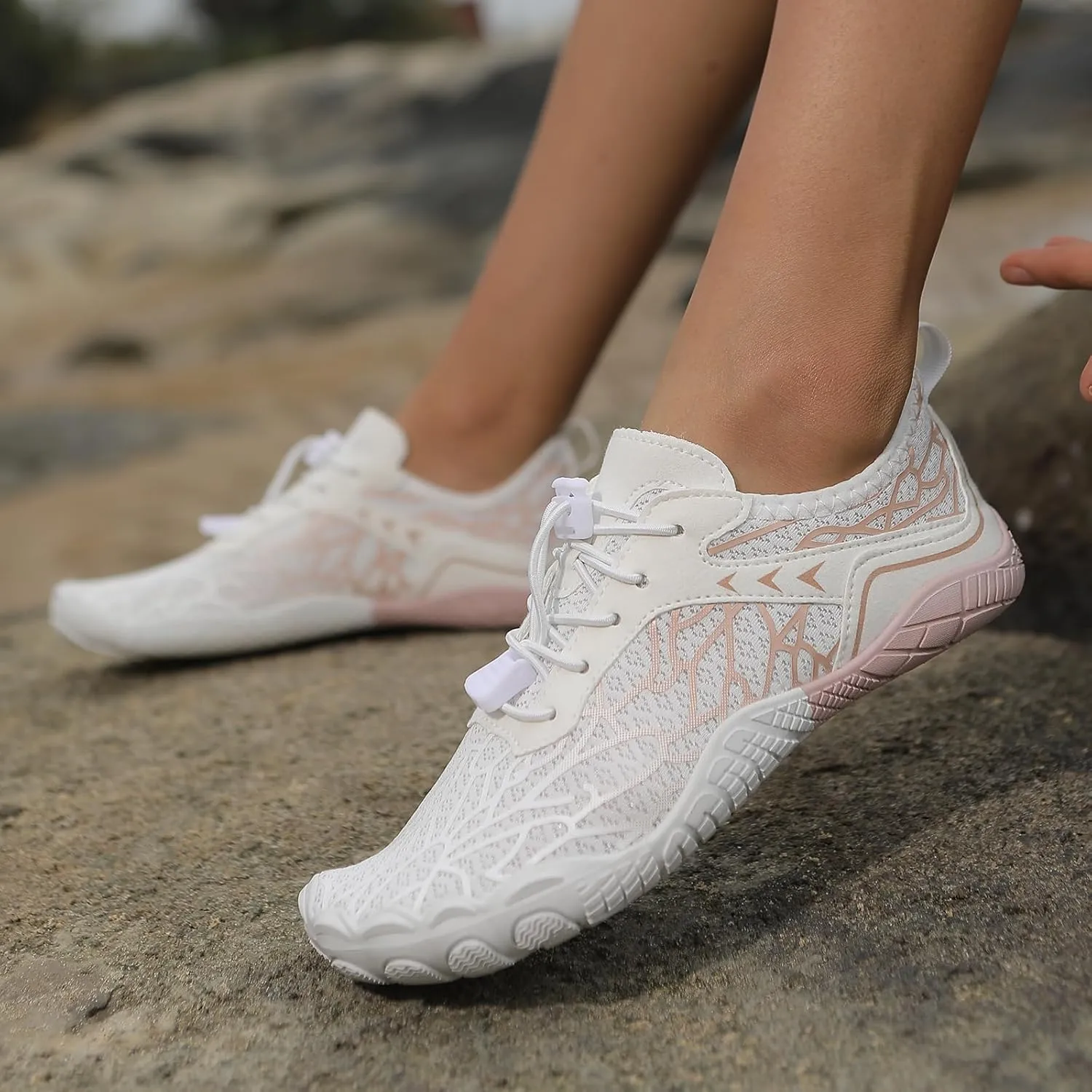Hike Barefoot Footwear Womens Mens,Non-Slip Outdoor Unisex Lightweight Pro Barefoot Shoes Outdoor Healthy Wide Toe Box Shoes Hiking Breathable Quick Dry Trail Running Shoe