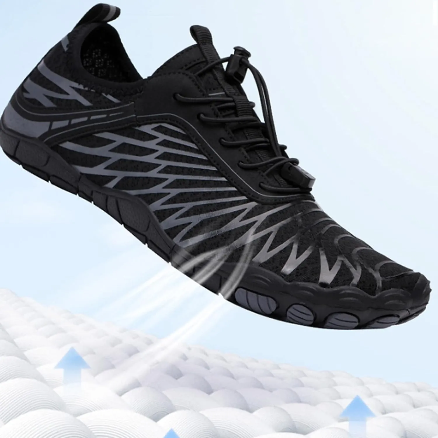 Hike Barefoot Footwear Womens Mens,Non-Slip Outdoor Unisex Lightweight Pro Barefoot Shoes Outdoor Healthy Wide Toe Box Shoes Hiking Breathable Quick Dry Trail Running Shoe