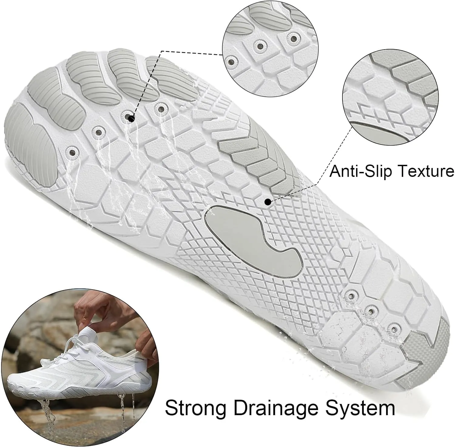 Hike Barefoot Shoes Women Men, Womens Footwear, Healthy & Non-Slip, Trail Running Shoes with Wide Toe and Zero Drop, for Both Genders, as Grounded Footwear