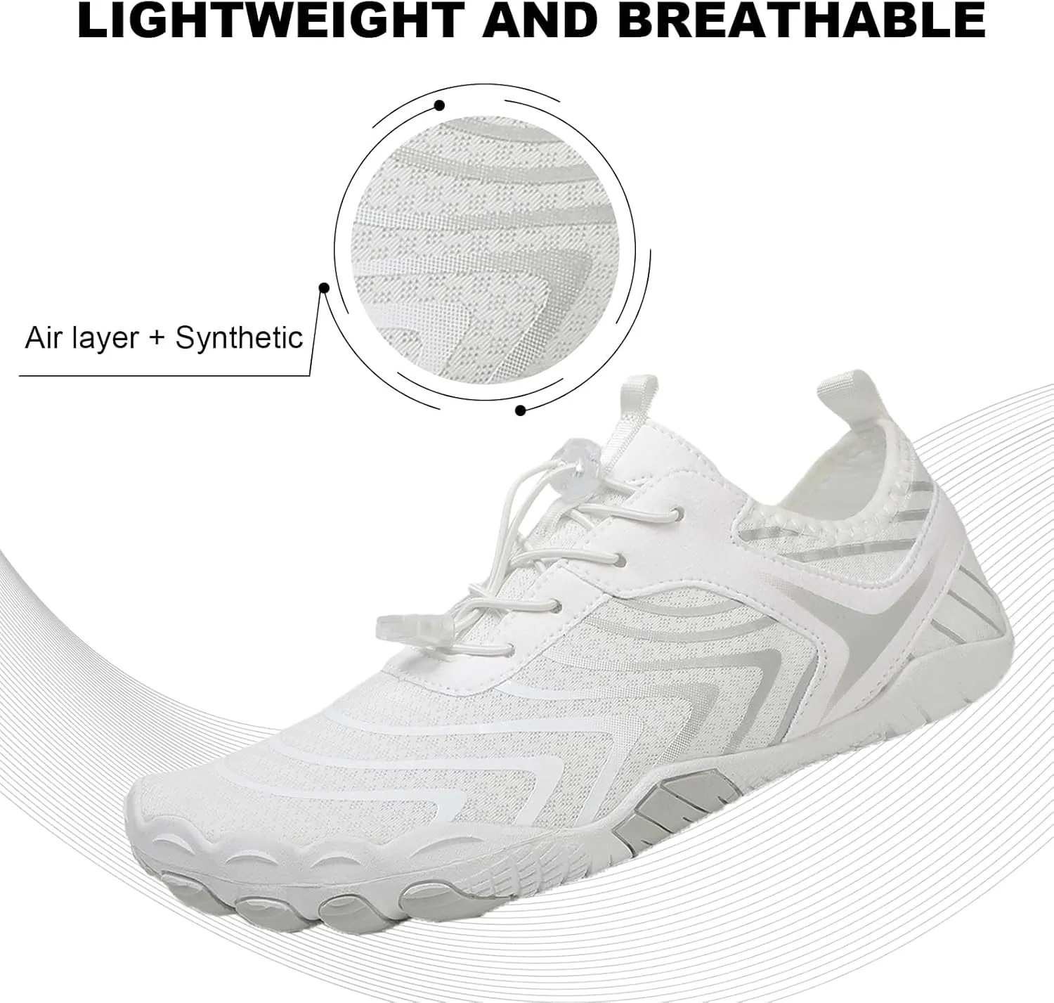 Hike Barefoot Shoes Women Men, Womens Footwear, Healthy & Non-Slip, Trail Running Shoes with Wide Toe and Zero Drop, for Both Genders, as Grounded Footwear