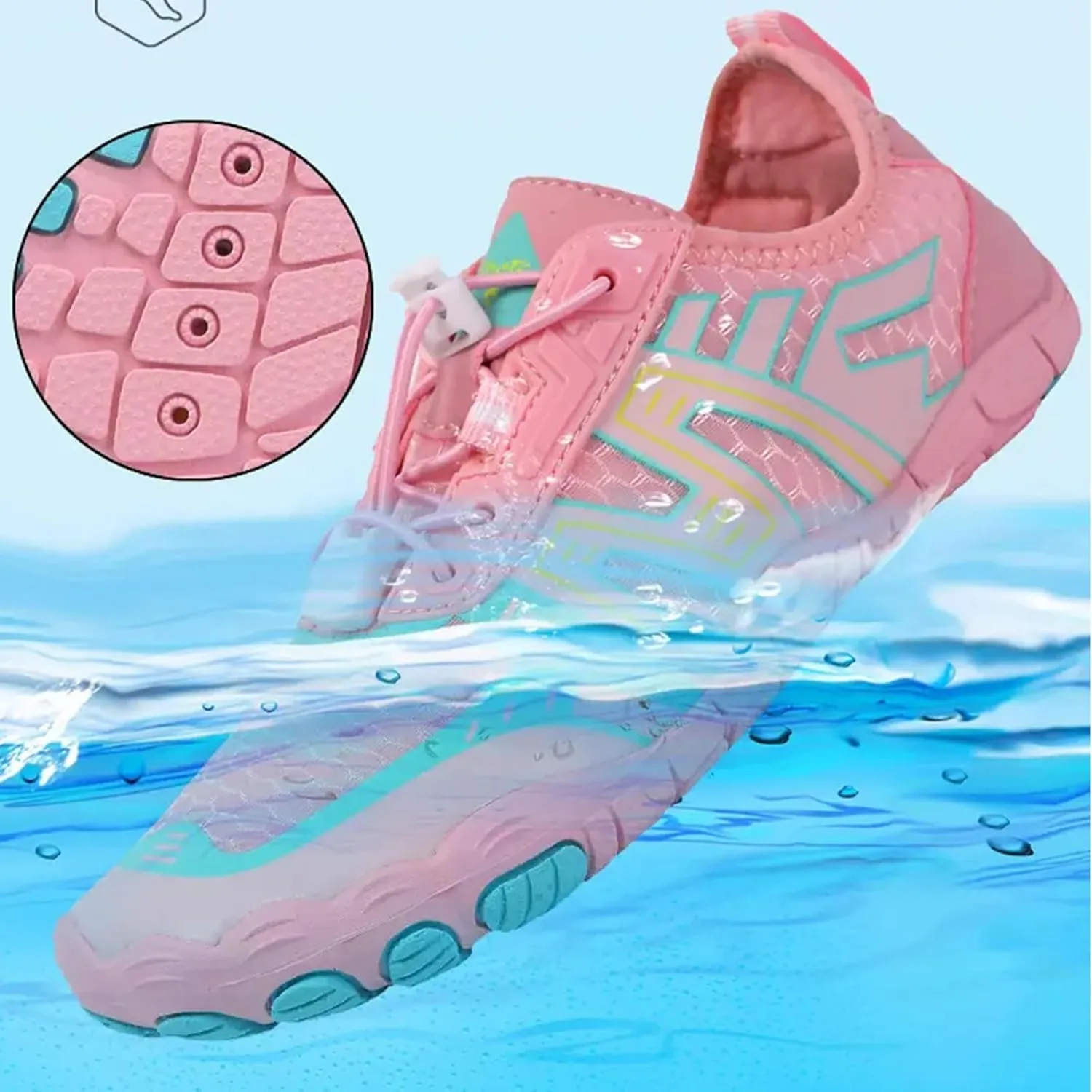 Hike Pro Footwear Barefoot Shoes for Women Men Lightweight Healthy & Non-Slip Athletic Wide Toe Swim Surf Hiking Footwear Shoes Womens