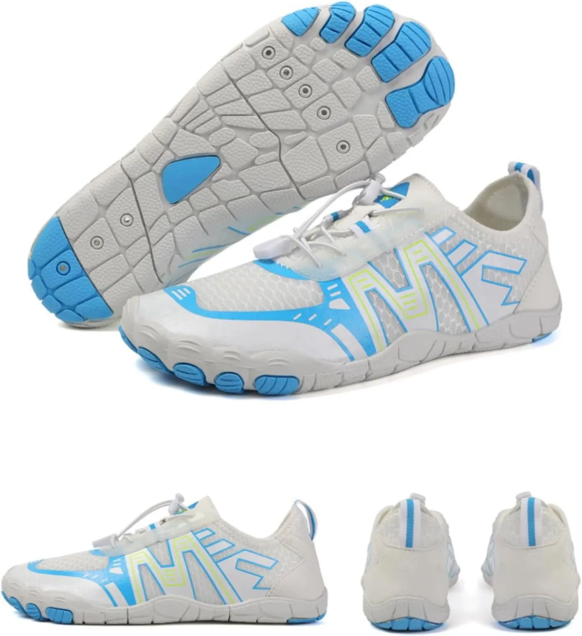 Hike Pro Footwear Barefoot Shoes for Women Men Lightweight Healthy & Non-Slip Athletic Wide Toe Swim Surf Hiking Footwear Shoes Womens
