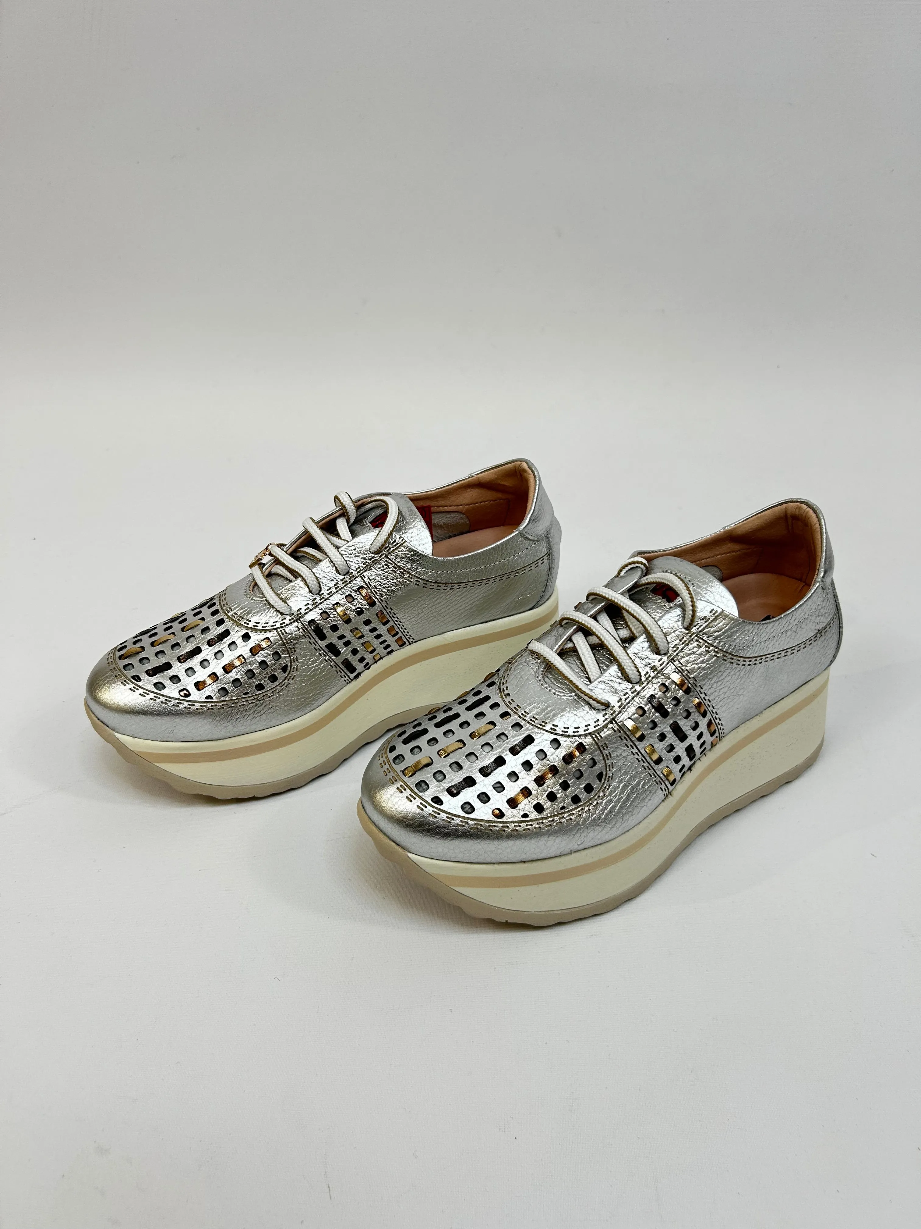 JOSE SENZE Silver Wedge Trainer
