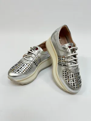 JOSE SENZE Silver Wedge Trainer