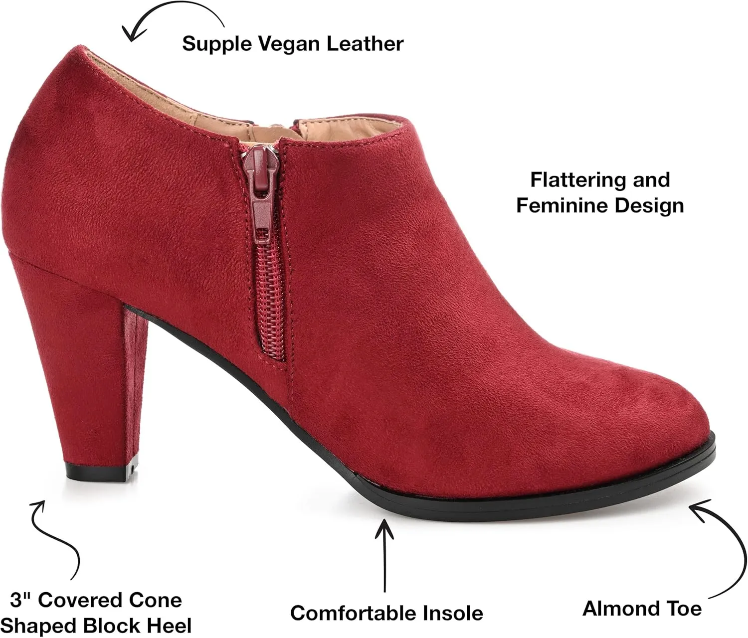 Journee Collection Women's Ankle Boots and Booties