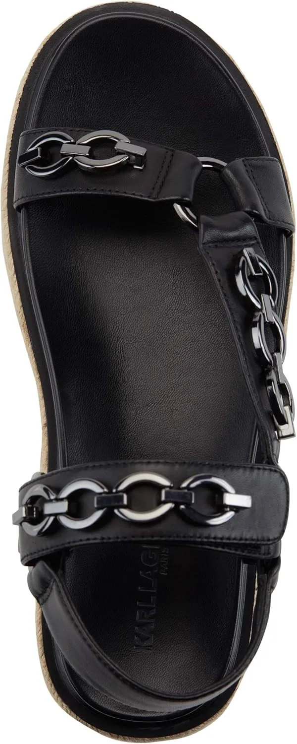 KARL LAGERFELD Women's Palma Fashion Teva Sandal