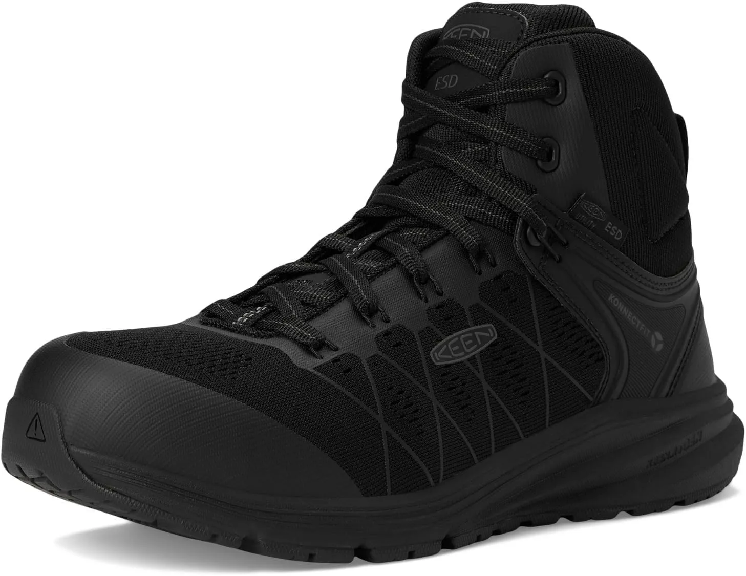 KEEN Utility Men's Vista Energy Mid Height Composite Toe ESD Industrial Work Sneakers