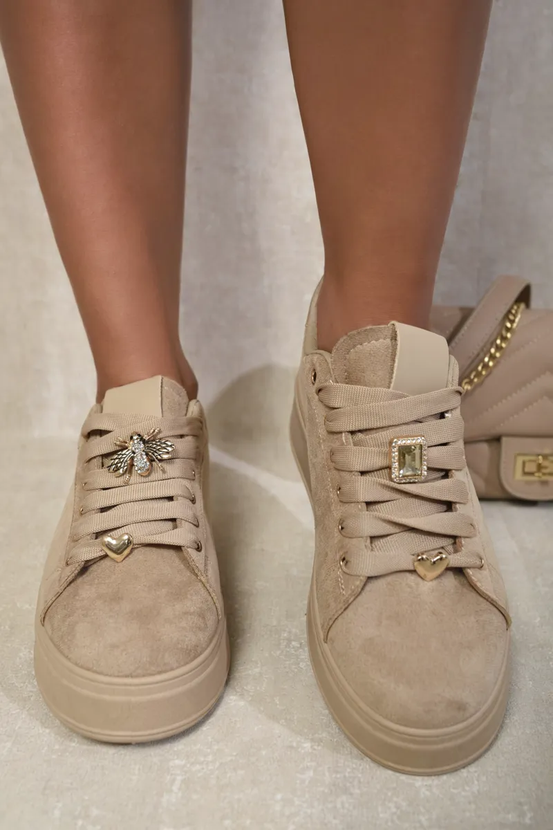 Lace Up Platform Trainers