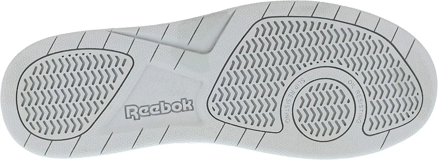 Men's Rb4161 Bb4500 Safety Composite Toe Low Cut Work Sneaker White and Grey