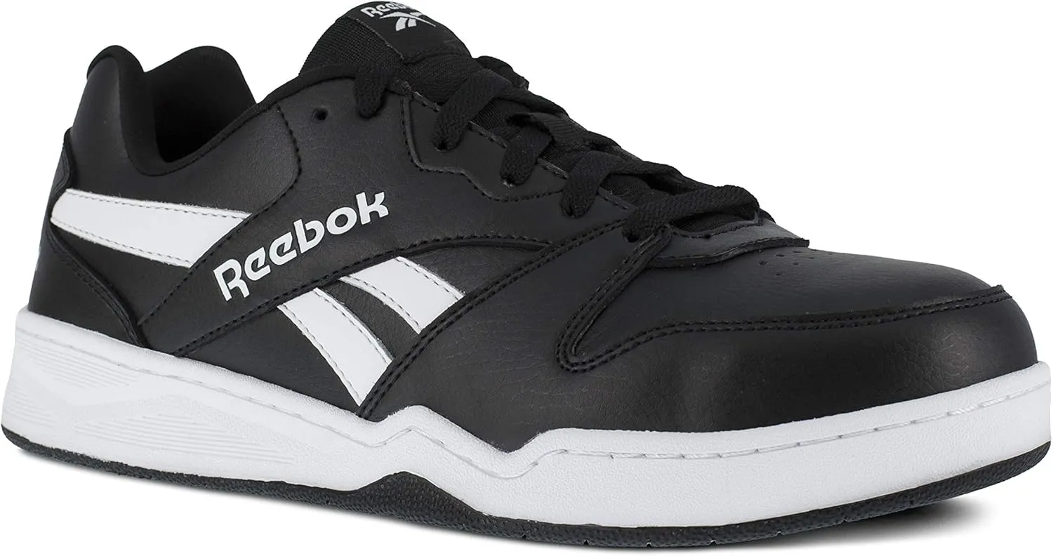 Men's Rb4161 Bb4500 Safety Composite Toe Low Cut Work Sneaker White and Grey