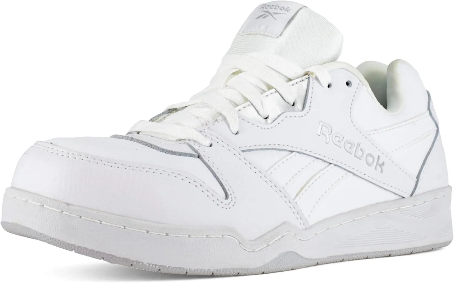Men's Rb4161 Bb4500 Safety Composite Toe Low Cut Work Sneaker White and Grey