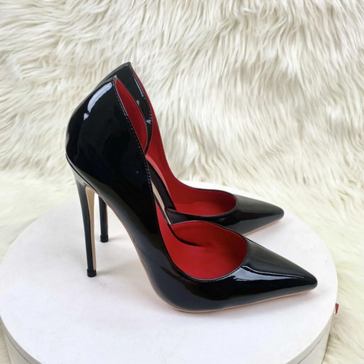 MOJARI Sexy Fashion Pointy Toe Court Shoes Closed Toe High Heels Heeled Sandals Wedding Bridal Party Prom Dress Shoes