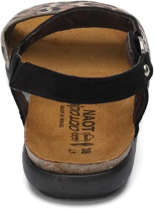 NAOT Footwear Sabrina Womens Sandal with Cork Footbed and Arch Support - Rivets - Comfort and Support  Lightweight and Perfect for Travel  Narrow to Medium Fit