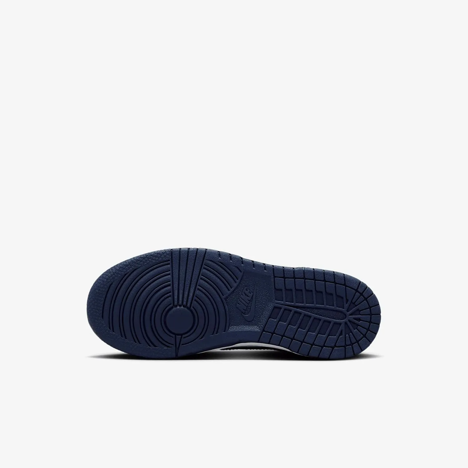 Nike Dunk Low Little Kids' Shoes (FB9108-116, White/White/Midnight Navy)