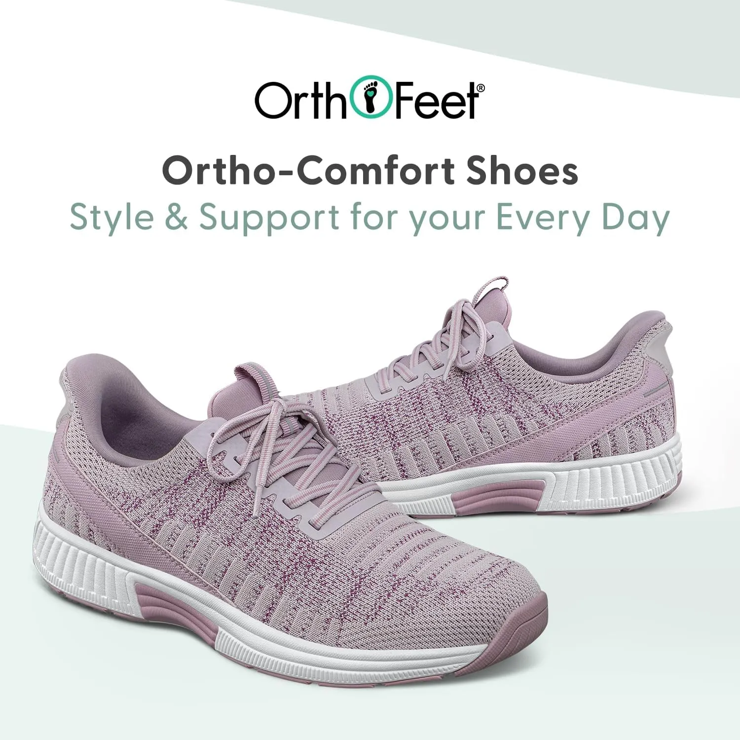 Orthofeet Women's Orthopedic Knit Kita Hands-Free Sneakers