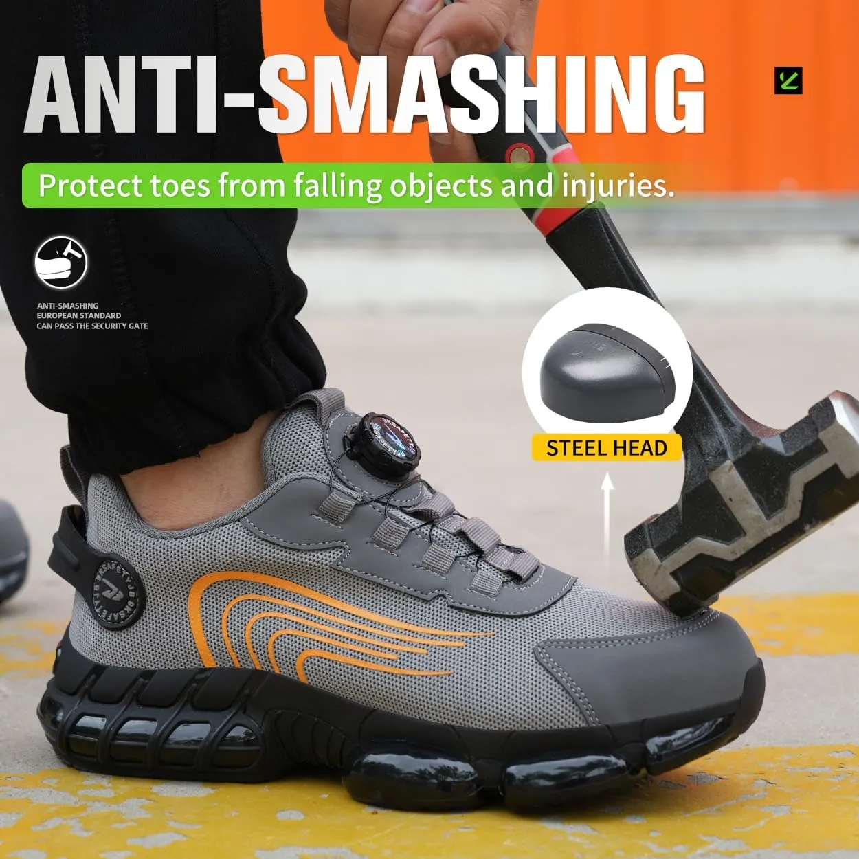 Prestivos Shoes for Men WomenPrestivos Steel Toe Shoes Safety Toe Shoe for Men Lightweight Ccomposite Work Sneaker