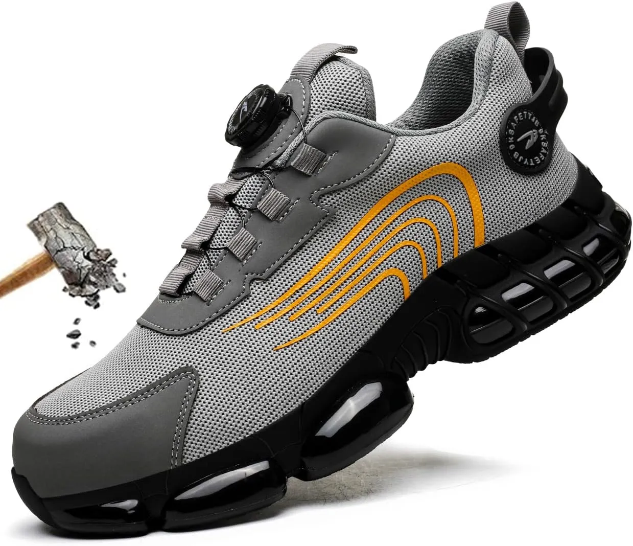 Prestivos Shoes for Men WomenPrestivos Steel Toe Shoes Safety Toe Shoe for Men Lightweight Ccomposite Work Sneaker