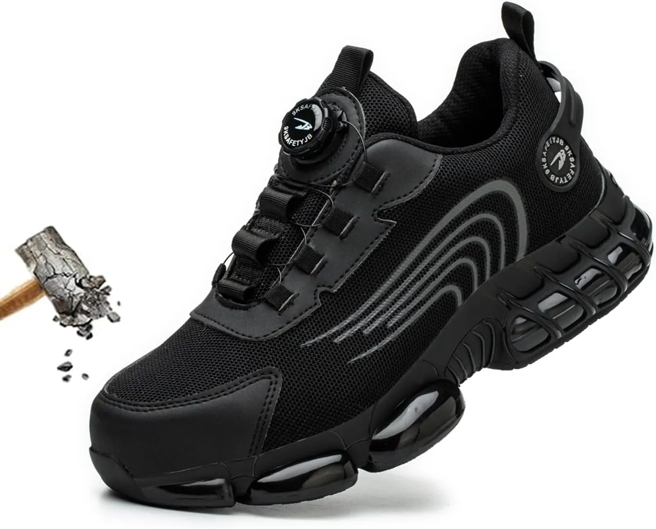 Prestivos Shoes for Men WomenPrestivos Steel Toe Shoes Safety Toe Shoe for Men Lightweight Ccomposite Work Sneaker