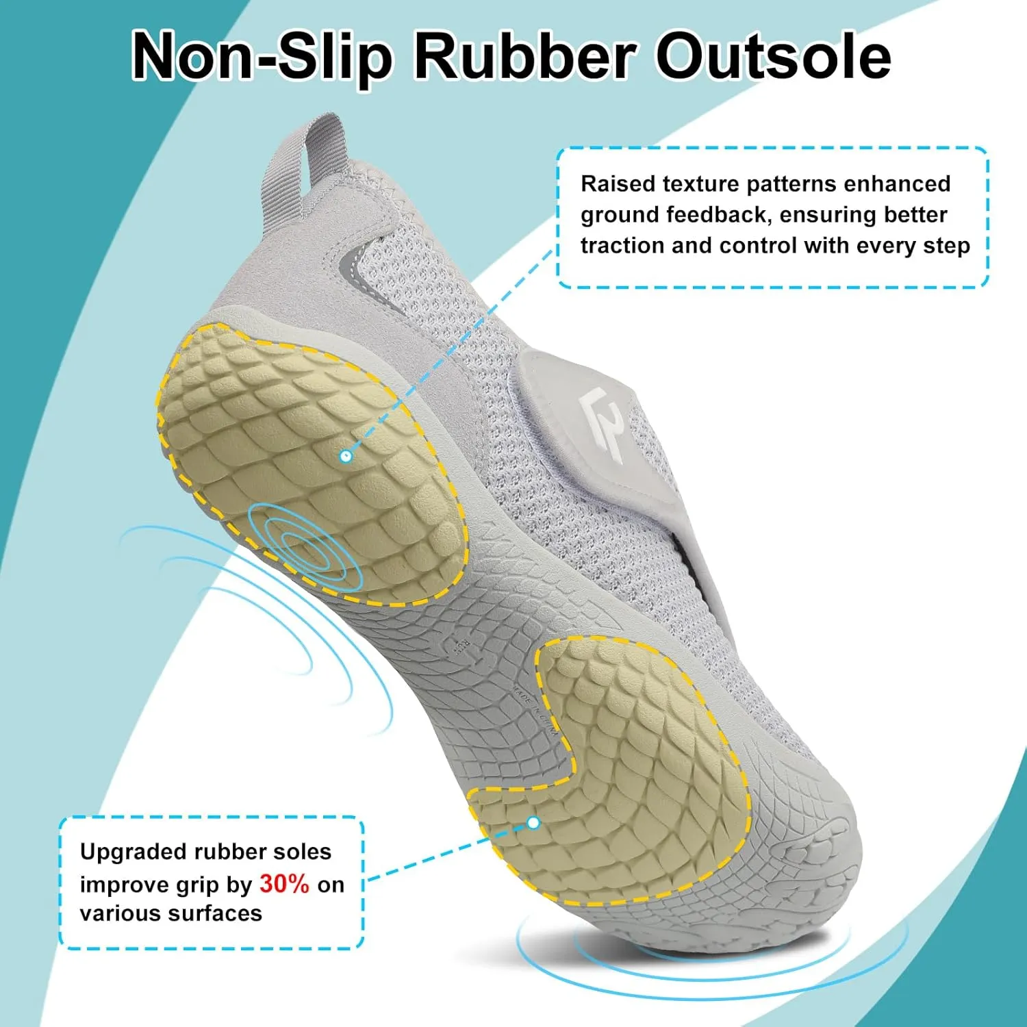 relxfeet Walking Shoes Women Men Wide Diabetic Shoes Adjustable Barefoot Shoes Zero Drop Lightweight Sneakers for Edema Swollen Feet Size 4-13