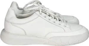 River Island White Platform Lace Up Trainers UK 10 EU 44 