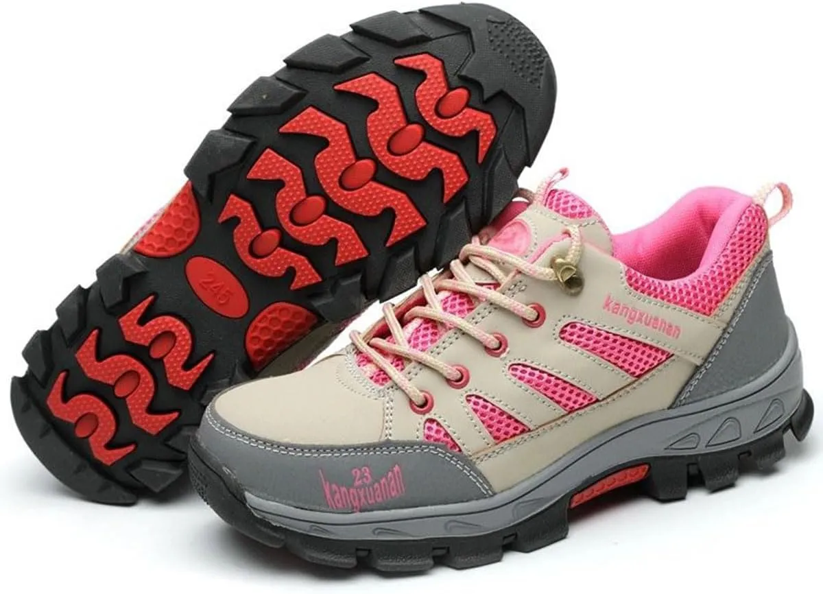 Safety Trainers Mens Womens Steel Toe Cap Trainers Lightweight Safety Shoes for Women Breathable Work Boots