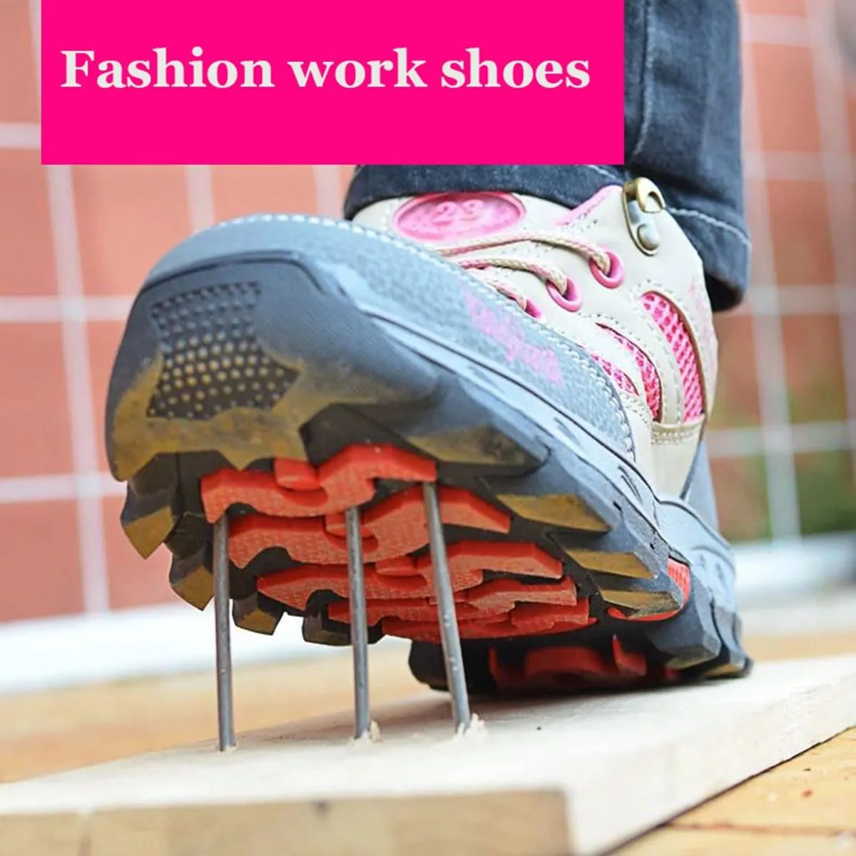 Safety Trainers Mens Womens Steel Toe Cap Trainers Lightweight Safety Shoes for Women Breathable Work Boots
